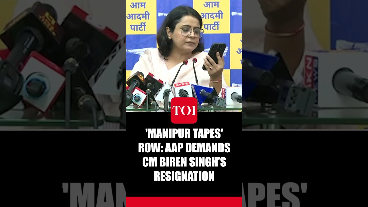 'Biren Singh Said Rapists Must Be Awarded': AAP Fumes At Manipur CM After Tapes Row