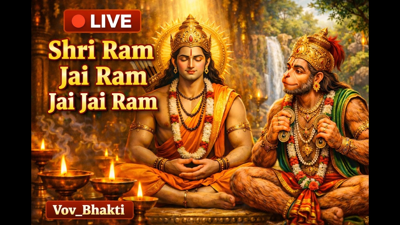 Shri Ram Jai Ram Jai Jai Ram 🔴 LIVE | Ram Naam Jaap | Powerful Ram Dhun | Vov_Bhakti