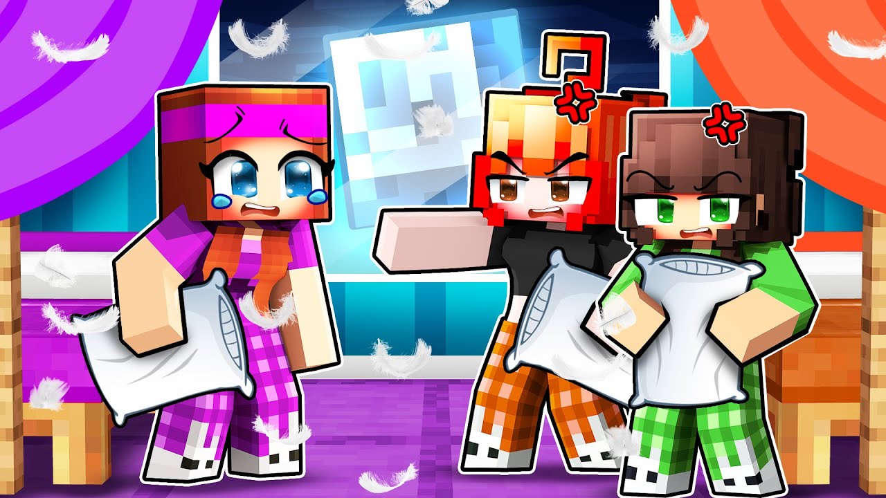 Anna est vir&eacute;e de la Pyjama party sur Minecraft !