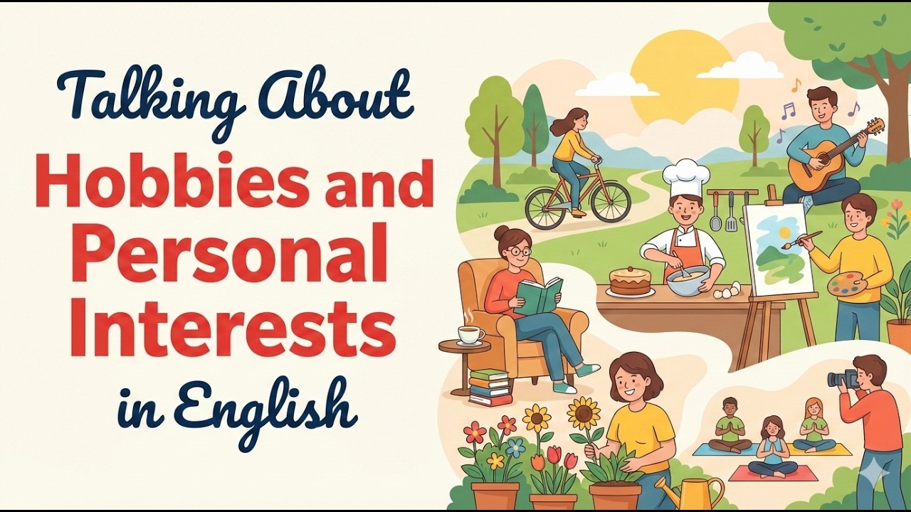 English Conversation Practice: How to Describe Your Hobbies & Interests