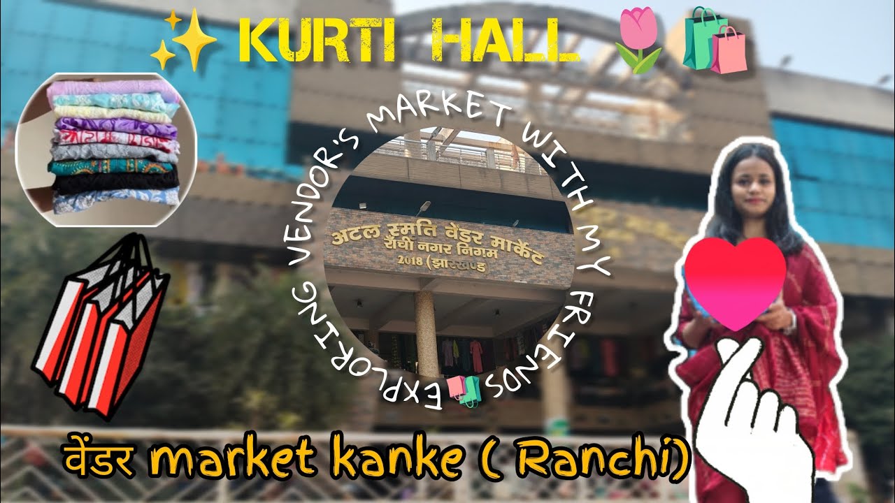 Kurti Hall 🌷 bought from vender market ❗#kajal #hall #shopping #friends 