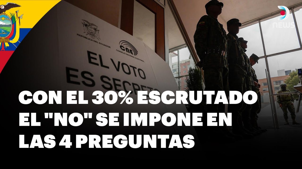 Resultados de la consulta popular y refer&eacute;ndum en Ecuador | DNews