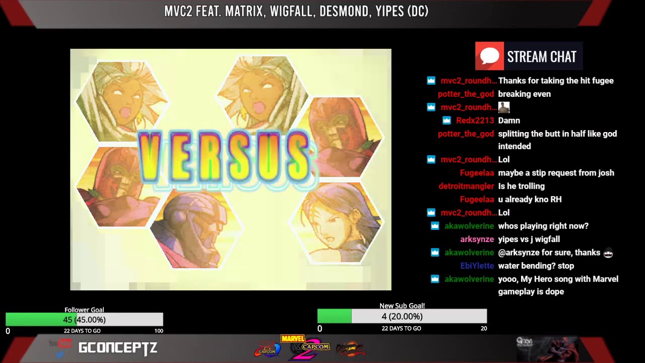 MvC2 Yipes (MSS-Y) vs Josh Wigfall (MSP) FT10