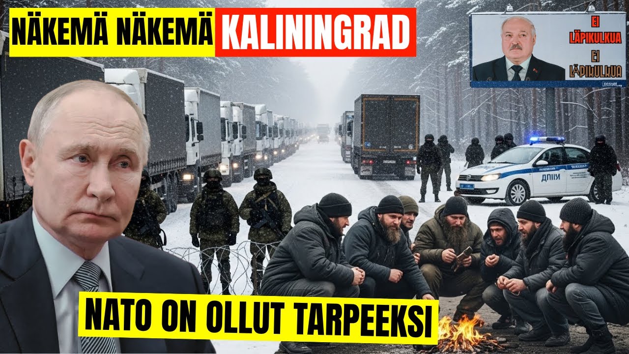 Venäjän Baltia-yhteys katki; Lukašenkon virhe johti EU:n junasulkuun