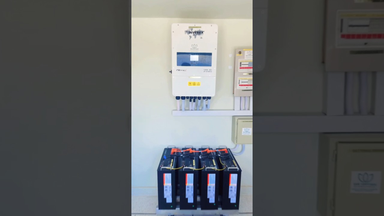 🔌Installation of the 24KW Inverex Nitrox Hybrid with a 20kW PylonTech Lithium Ion Battery Backup!🔋
