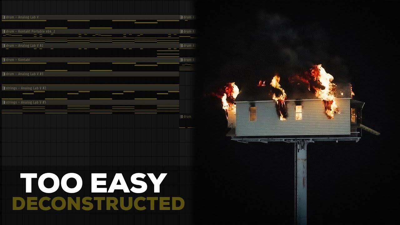 How “Too Easy” by Kanye West was made! (REMAKE + FREE FLP)