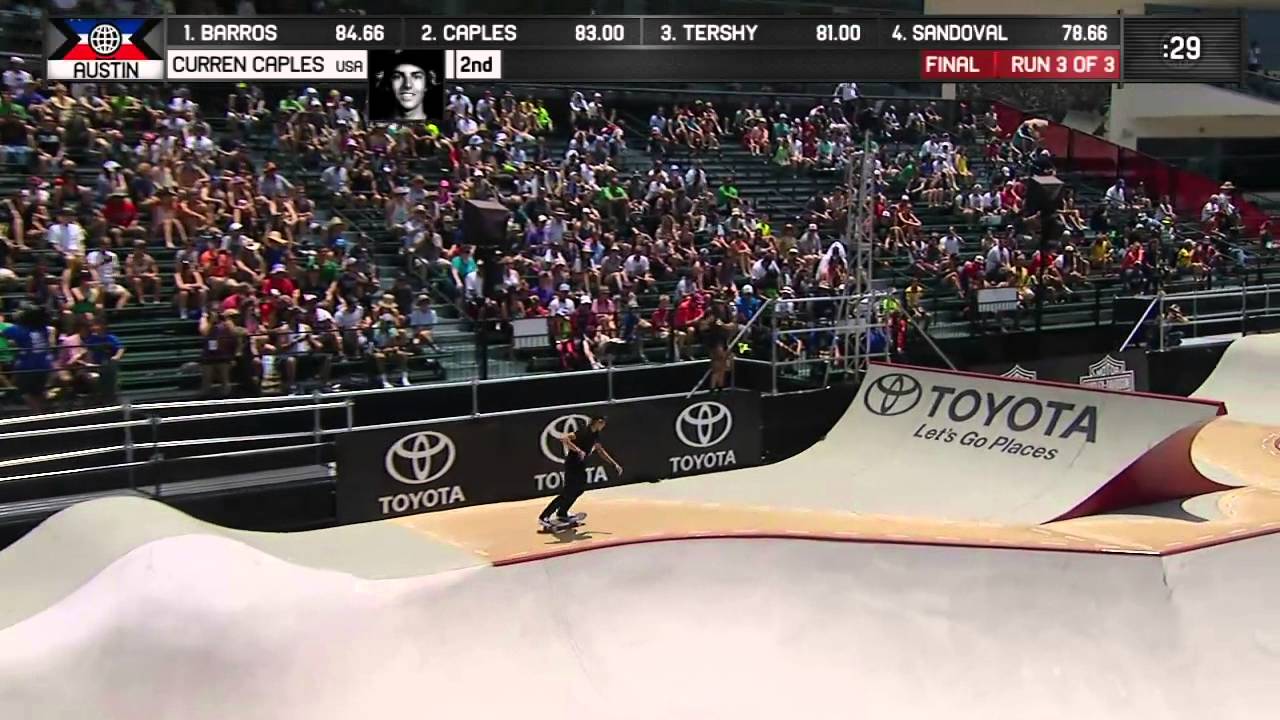 Curren Caples wins gold in X Games Austin Skateboard Park - ESPN