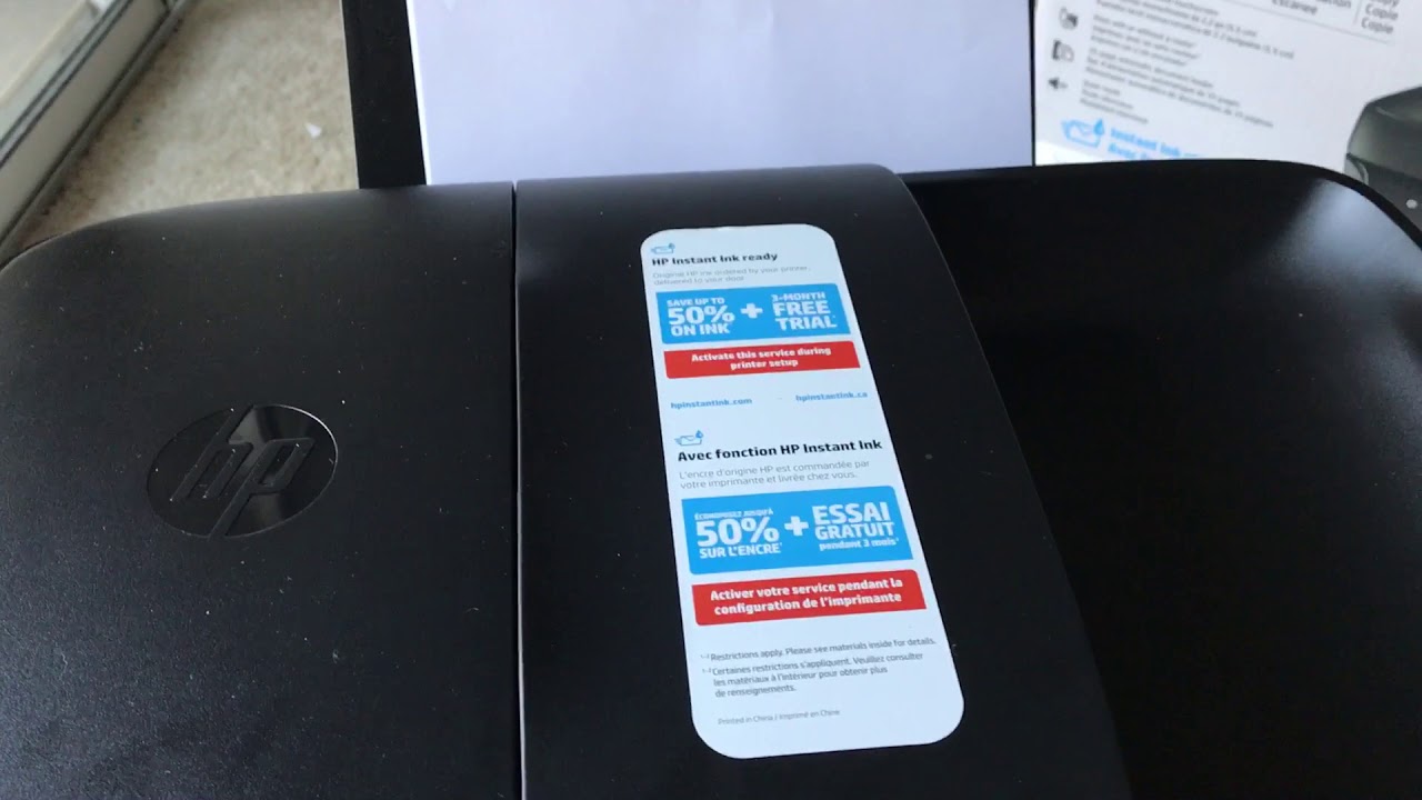 HP OfficeJet 3830 setup part2 - print scan and fax