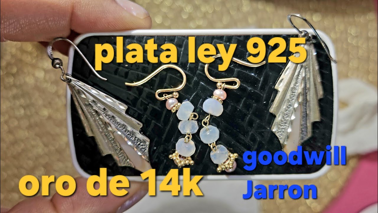 Jarrón  lleno de joyeria vintage, segunda mano uno de los más grandes #goodwill goodwill #unboxing