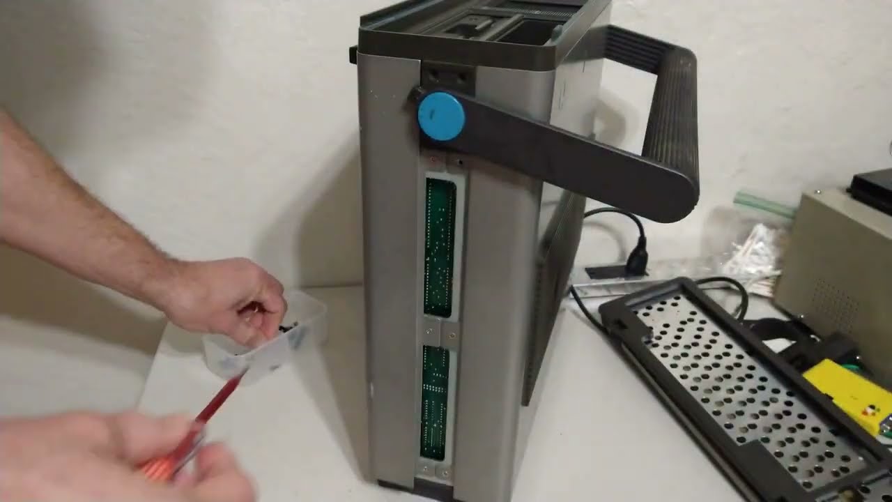 Rehabbing The Infamous Cat P** Commodore SX-64! Full Tear Down And Cleaning With 8580 SID Music! C64