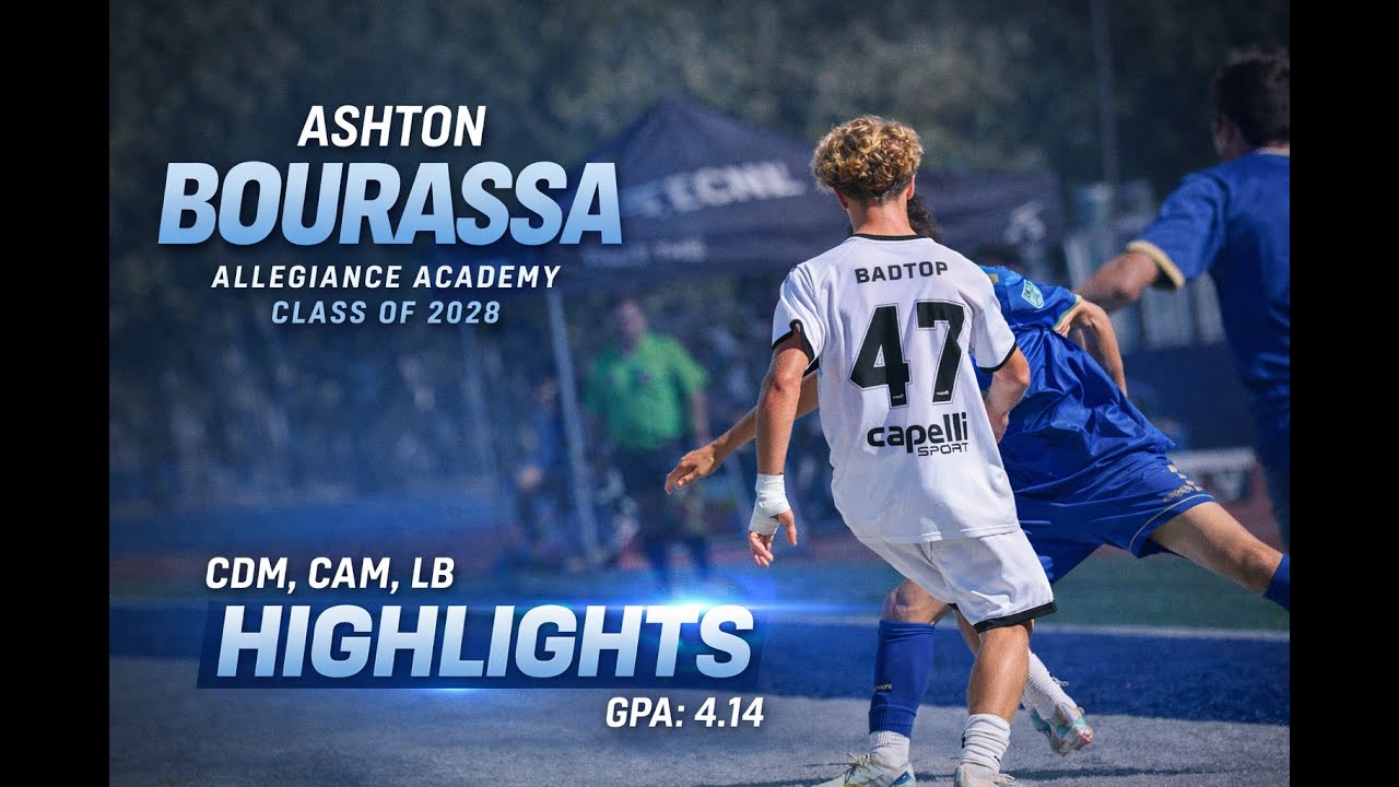 Ashton Bourassa Highlight Reel #ecnl #topdrawersoccer