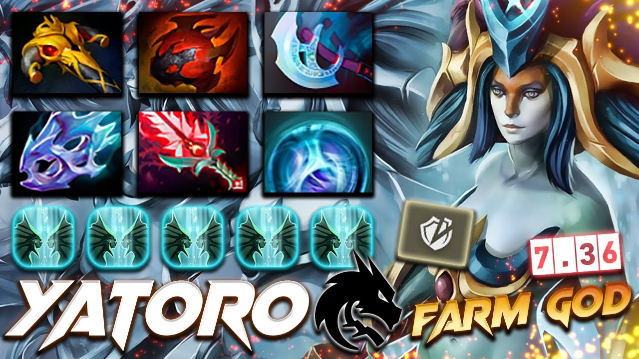 Yatoro Naga Siren Farm God - Dota 2 Pro Gameplay [Watch & Learn]