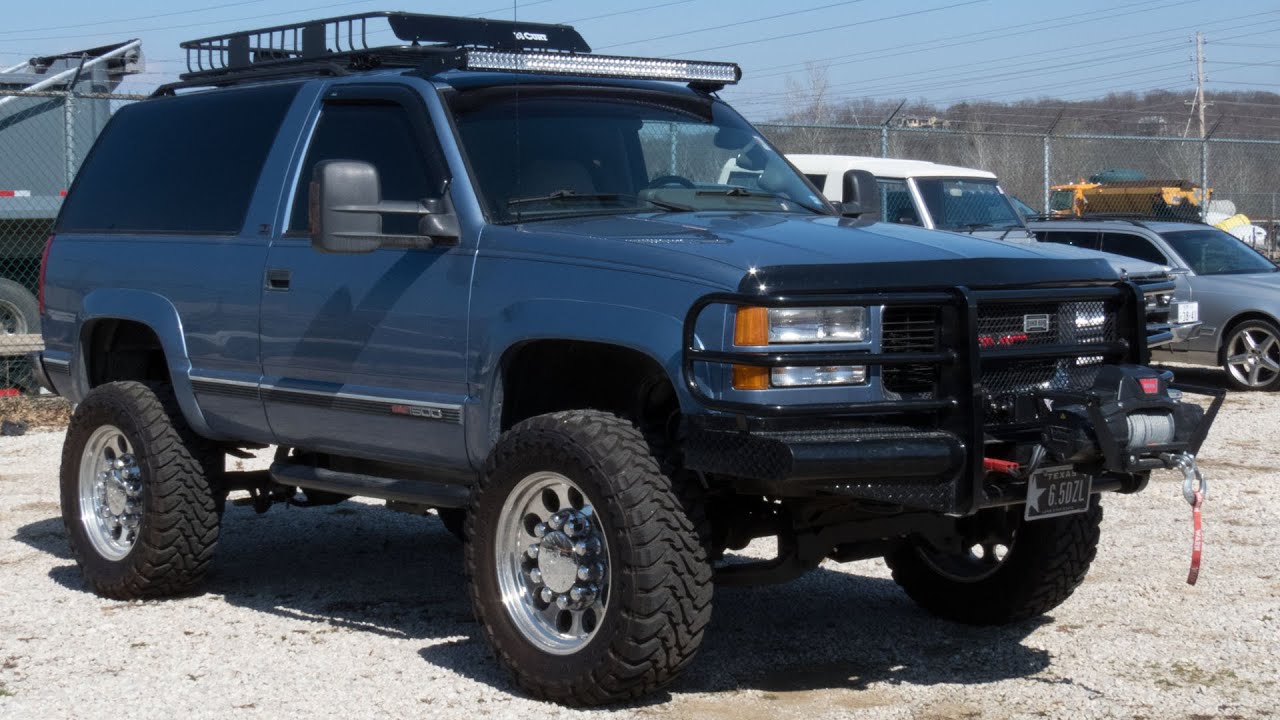1994 GMC Yukon SLE 2 Door Turbodiesel | Full Tour, Start Up, and Test Drive