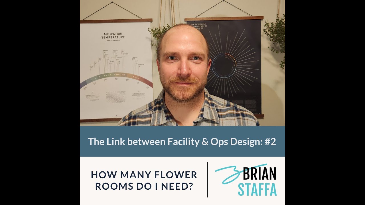 How many flower rooms is best in commercial cannabis cultivation facility design