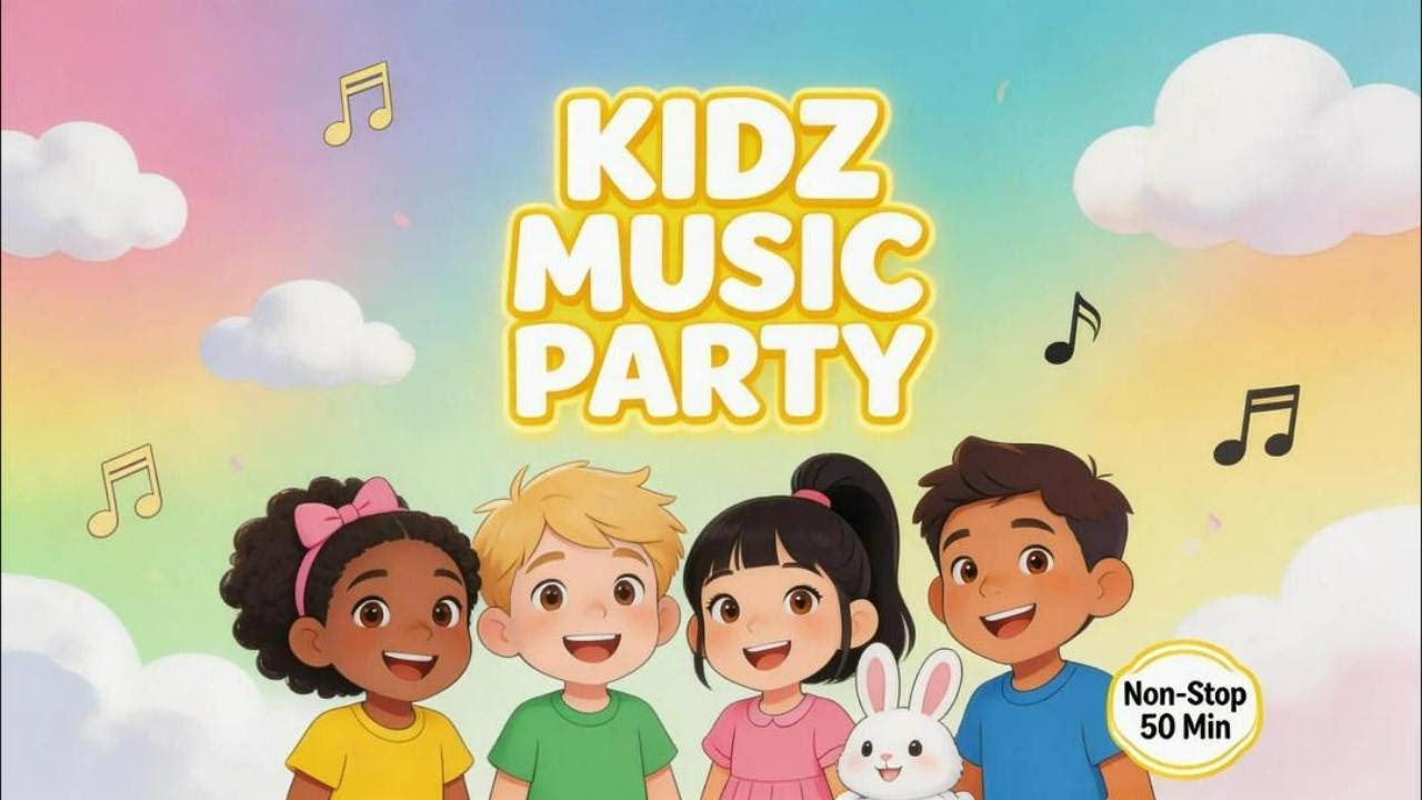 The Ultimate 50-Minute Kids Music Party 🎉 Fun & H