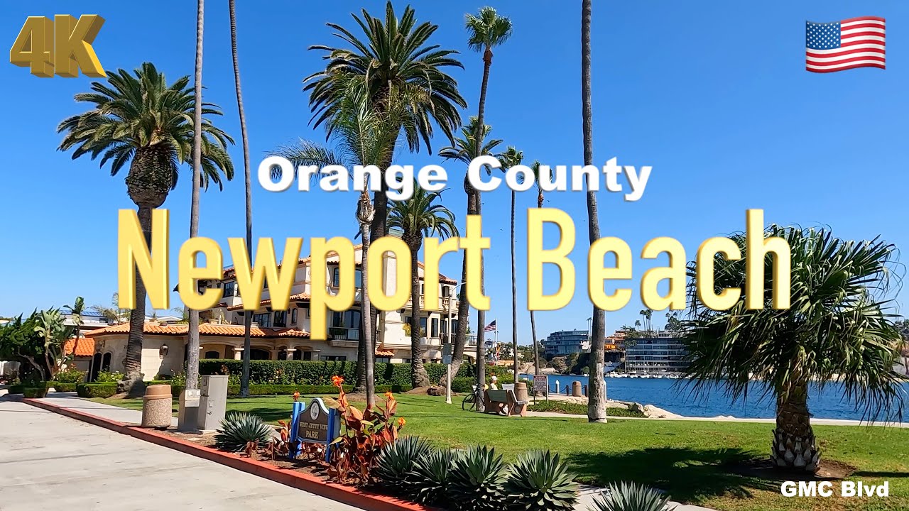 [4K] Orange County 🇺🇸, Newport Beach, California USA in Oct 2022 - Drive