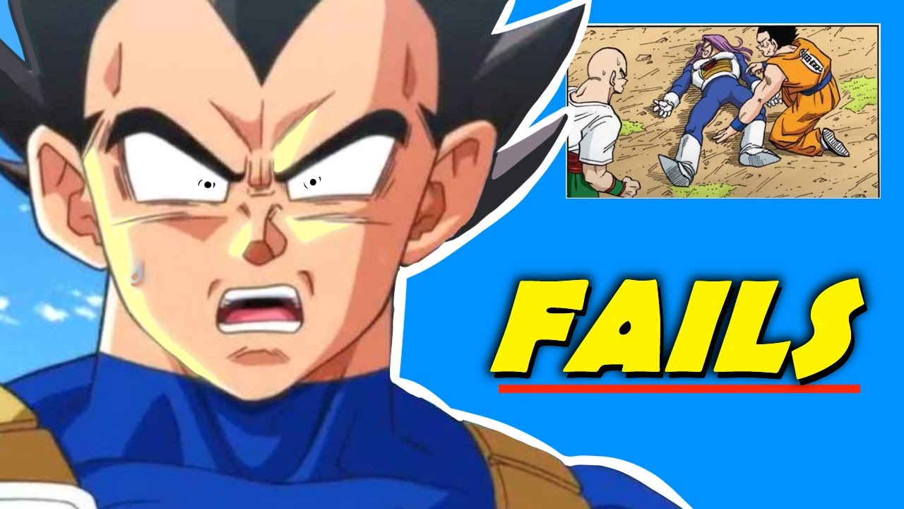 All mistakes Vegeta made during the cell saga