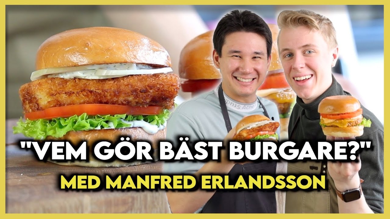 Manfred Erlandsson | Hamburgare Challenge - vem gör bäst hamburgare?