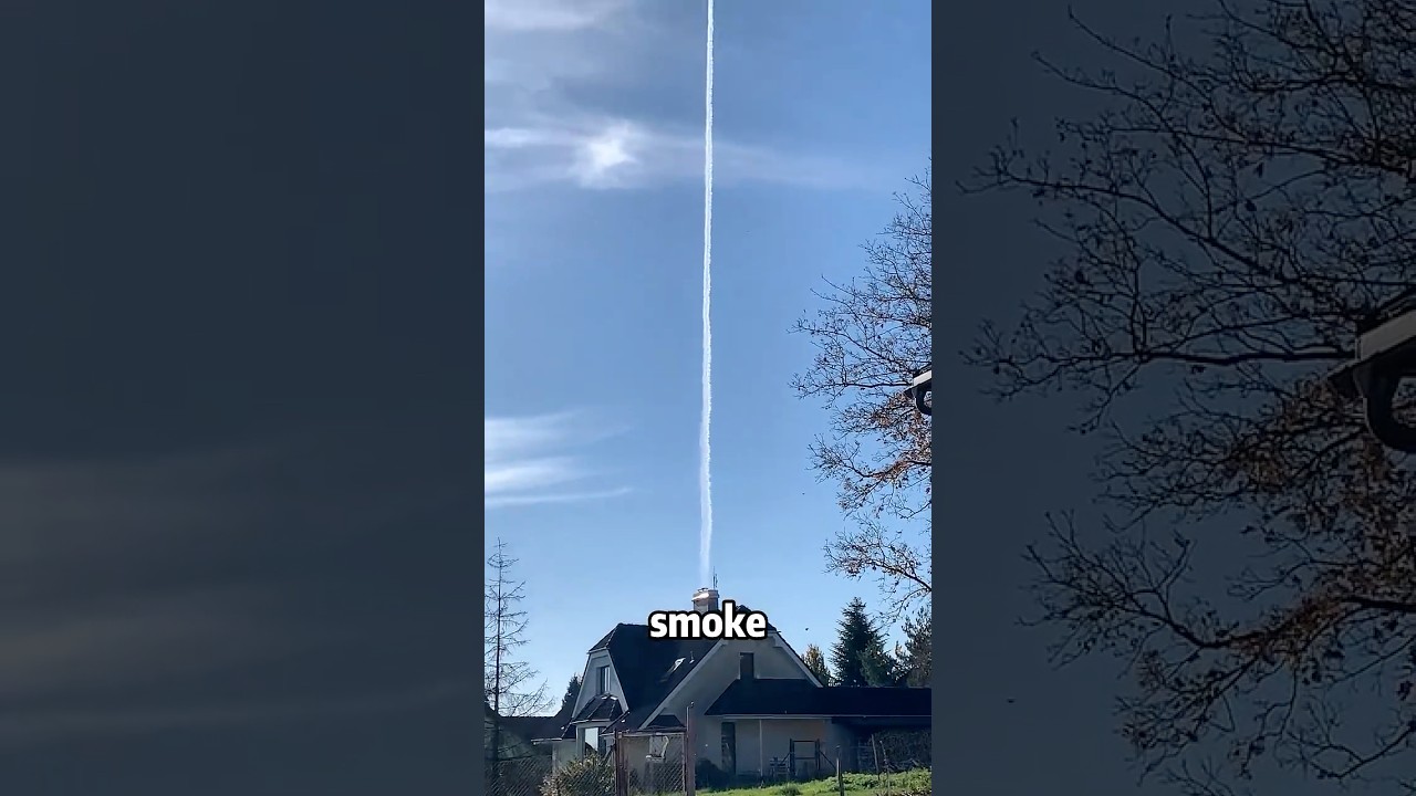 That &lsquo;Perfect Smoke Plume&rsquo; is FAKE! ✈️🌪️#shorts