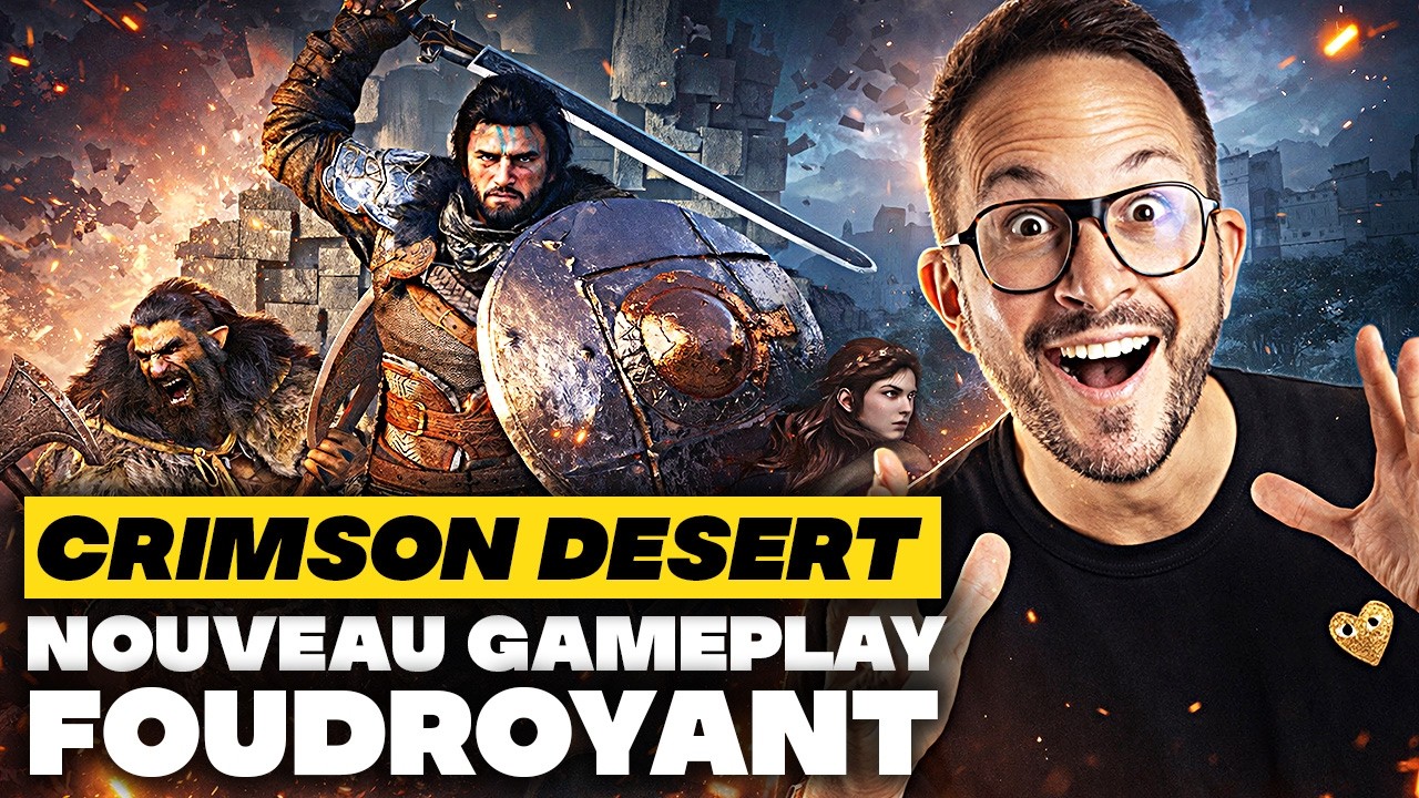 CRIMSON DESERT : NOUVEAU GAMEPLAY FOUDROYANT 😍 Gros COMBATS dans l'Open World de Pearl Abyss !!!