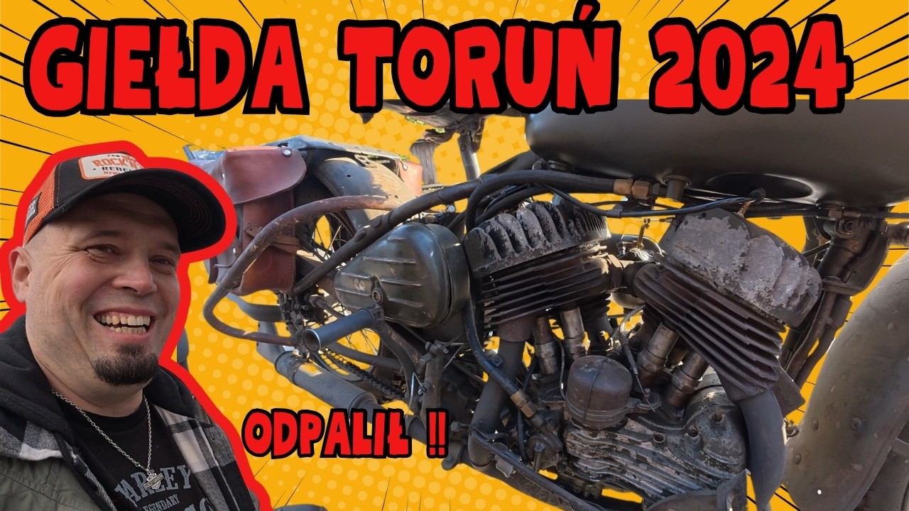 Giełda Motocyklowa Toruń Odpalamy Motocykle + Vlog Harley WLC