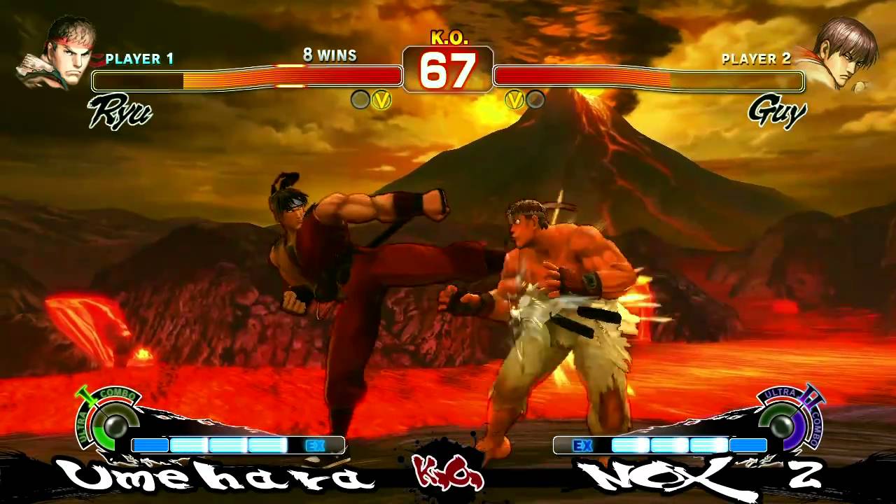 [SSF4] Daigo Umehara (Ryu) vs Nox2 (Guy)  K.O Event