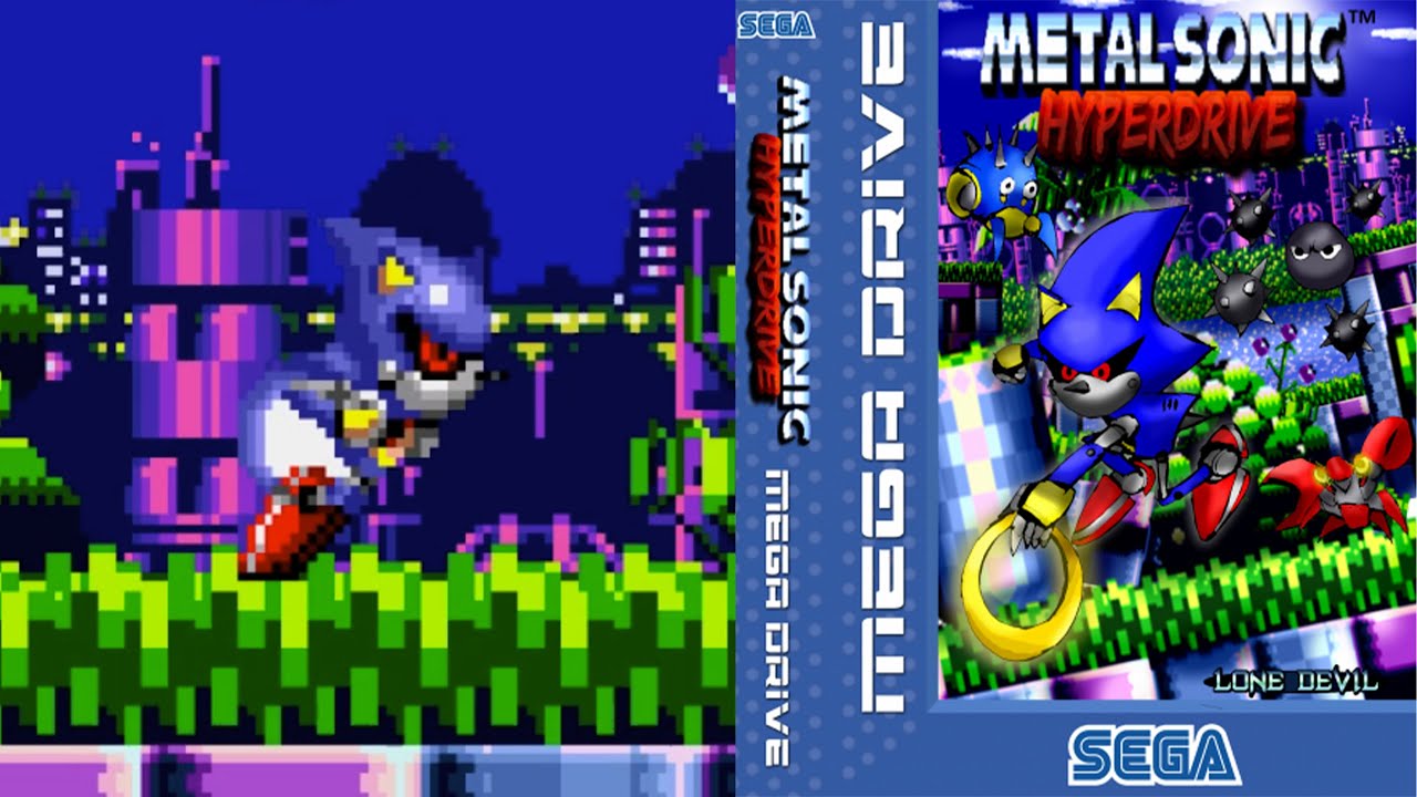 Metal Sonic Hyperdrive - Full Playthrough (Sonic ROM Hack)