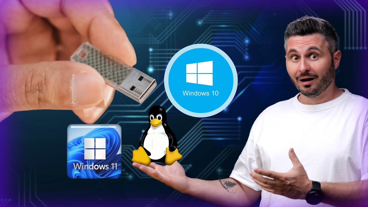 TOTUL PE UN SINGUR STICK USB! MULTIBOOT WINDOWS 10, 11, LINUX ȘI ORICE - GRATIS