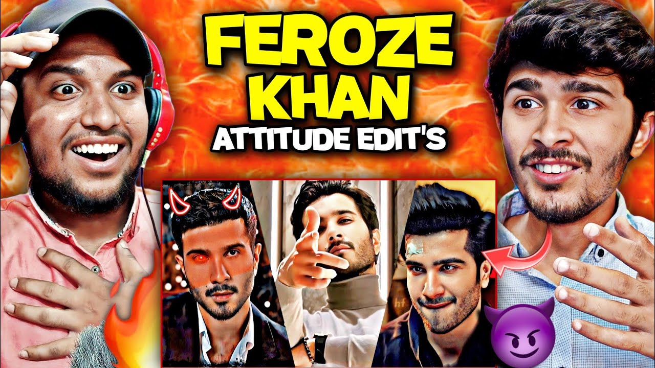Feroz Khan TikTok + Attitude Edits Moments Part 2 Reaction 😍🔥 | Feroz Khan | Dangerous Edits 😯🔥