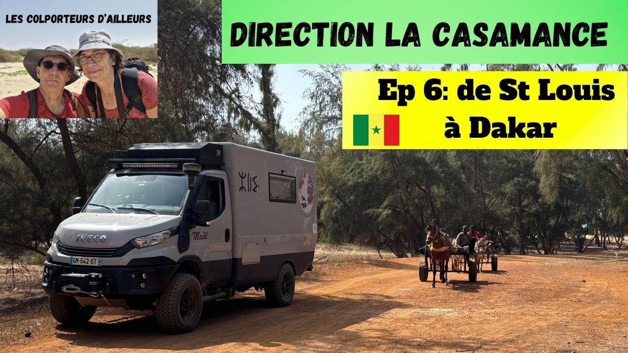 #senegal #roadtrip #voyage: Saint Louis, Dakar, le lac rose.#ivecodaily4x4 #camper4x4 #campingcar