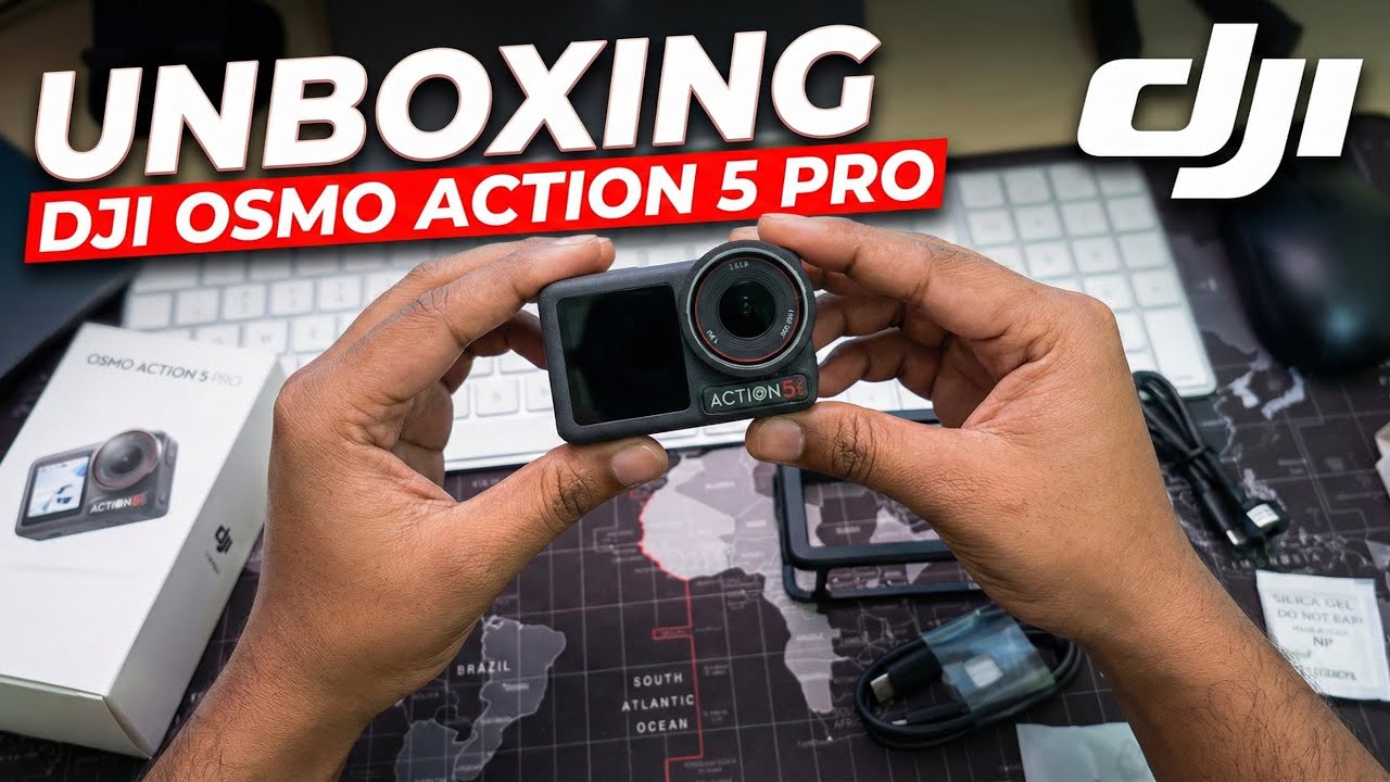 Unboxing Brand New DJI OSMO Action 5 Pro | Standard Combo