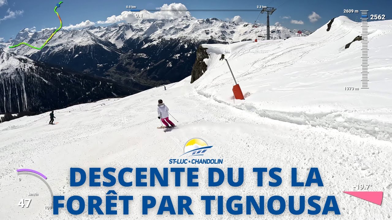 ST-LUC - DESCENTE DU TS DE LA FORET - GOPRO
