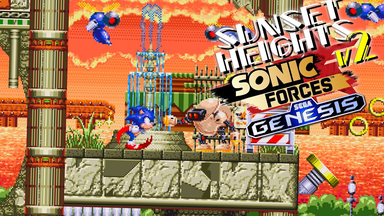 Sonic Forces - Sunset Heights (Sega Genesis Remix)