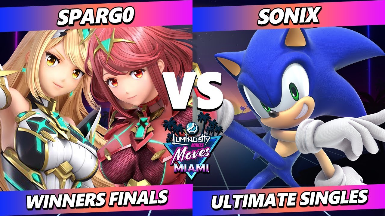 LMM Miami 2023 Winners Finals - Spargo (Pyra Mythra) Vs. Sonix (Sonic) Smash Ultimate - SSBU