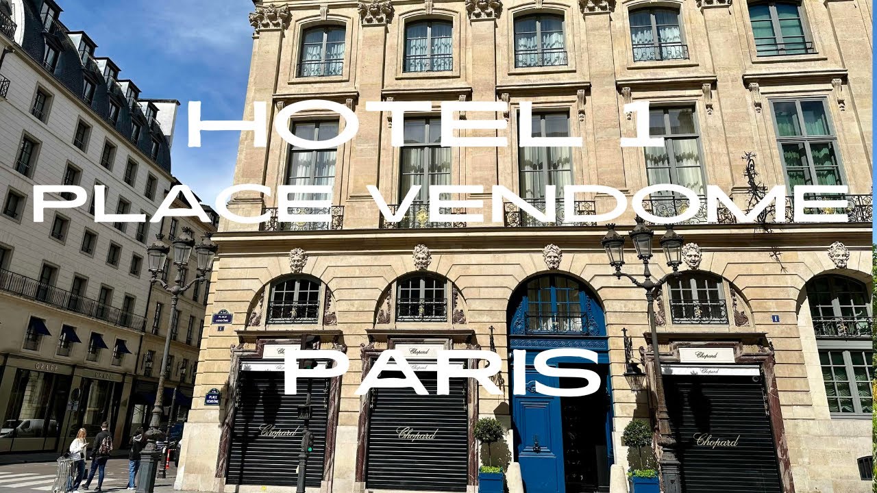 Hotel 1, Place Vendome Paris! First Chopard hotel in the world!