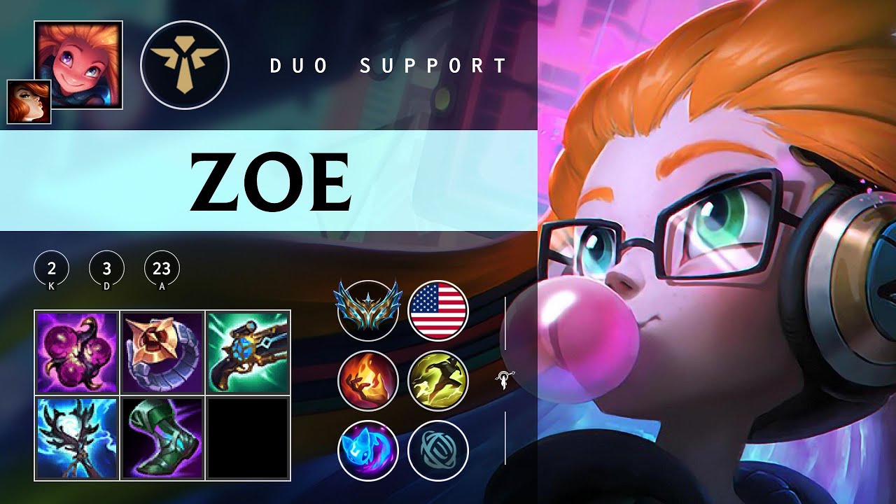 Zoe Support vs Nami - NA Challenger Patch 25.24