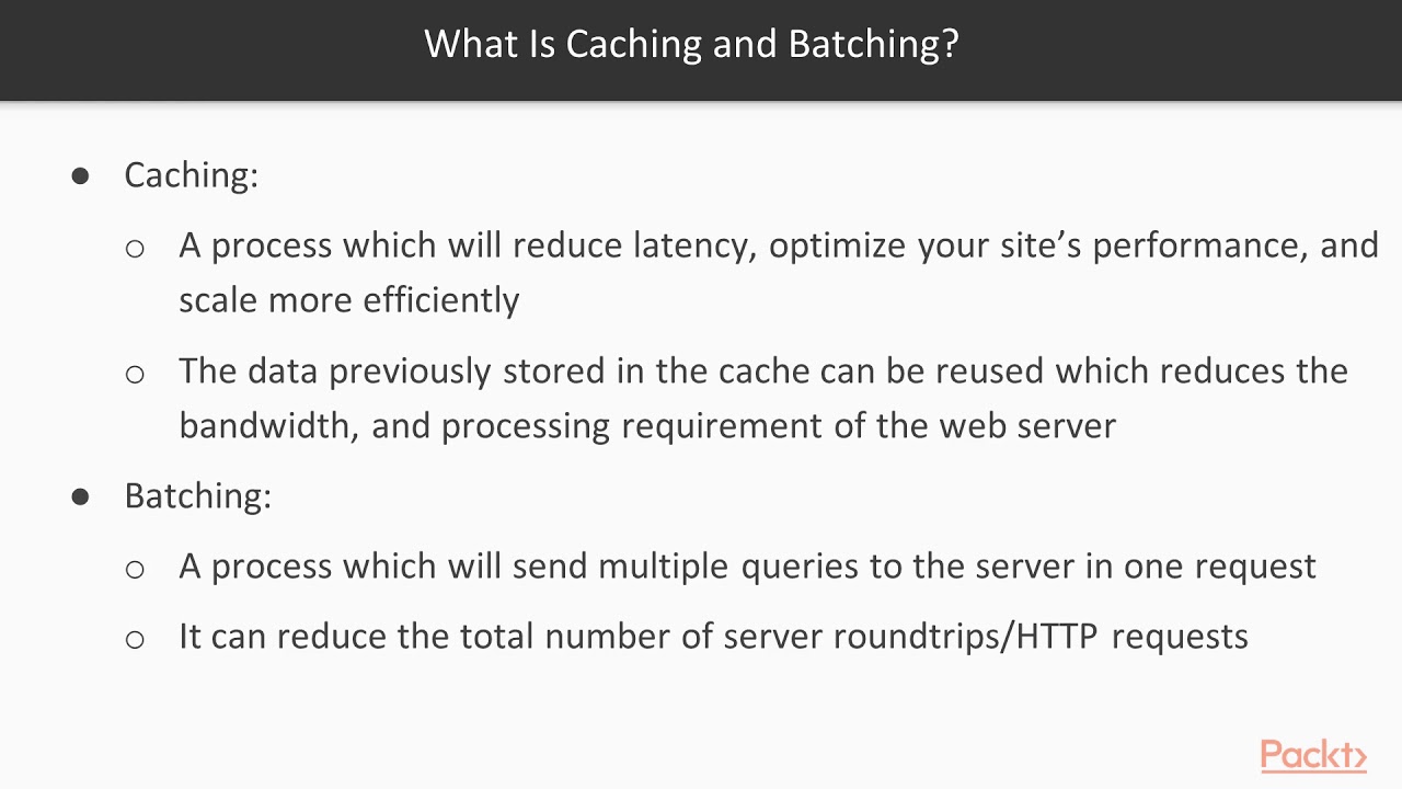 Hands-on GraphQL for Better RESTful Web Services: Caching & Batching Your Data|packtpub.com