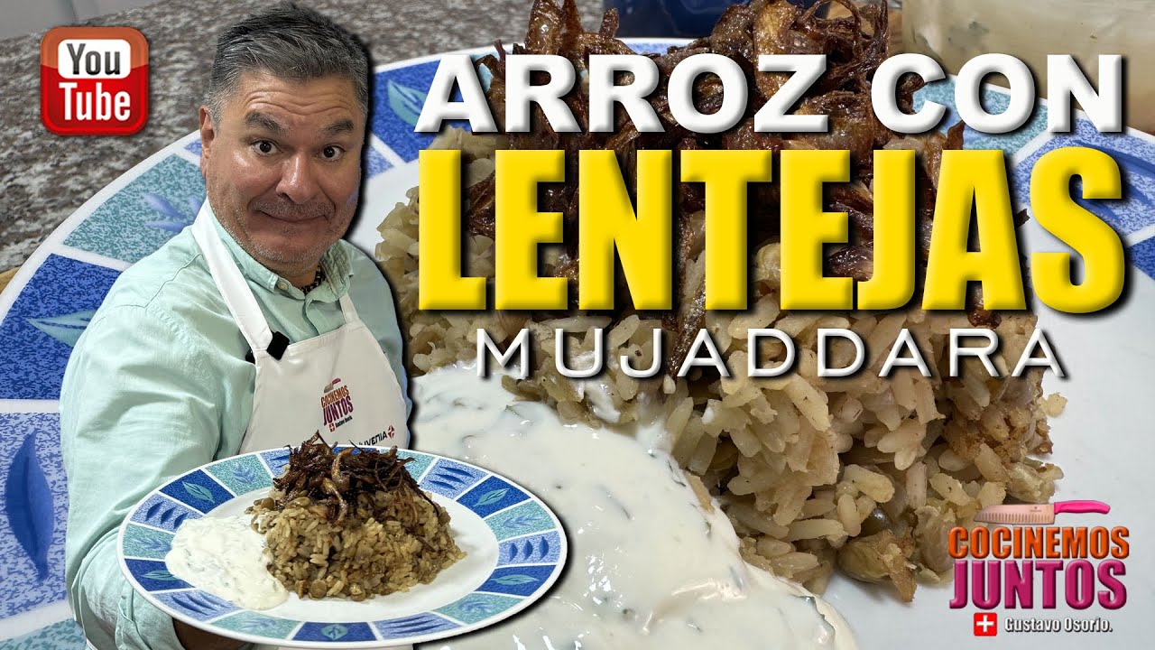 Como hacer MUJADDARA  - ARROZ CON LENTEJAS.