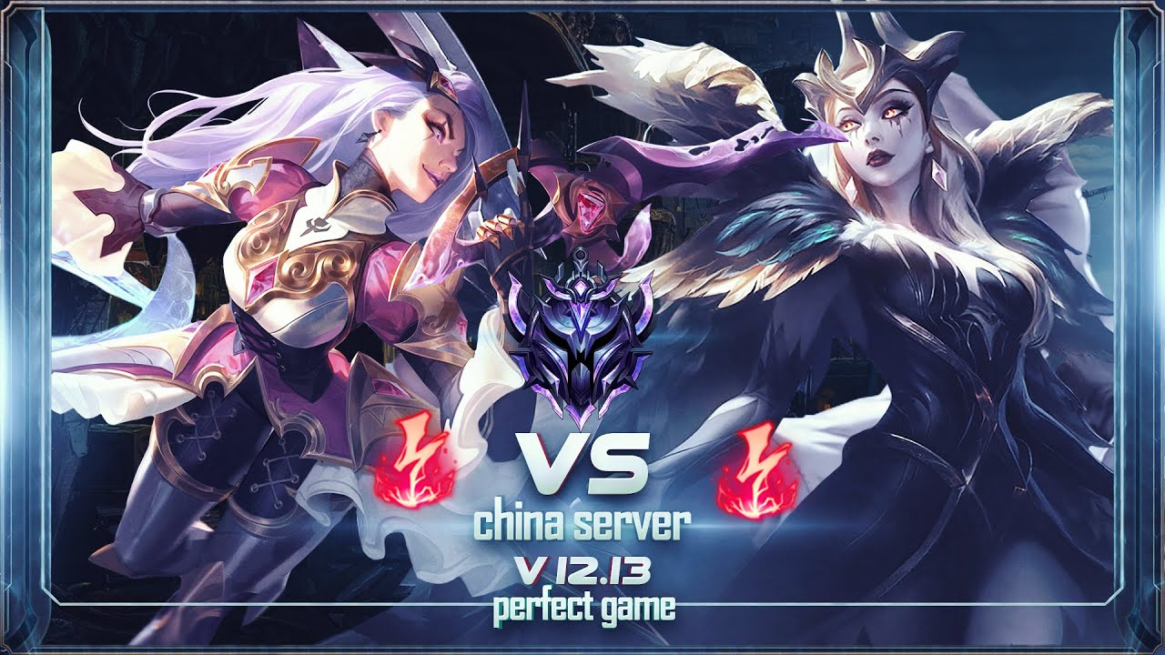 彩旗 CaiQi Katarina vs Leblanc CN D1 Patch 12.13 Perfect Game