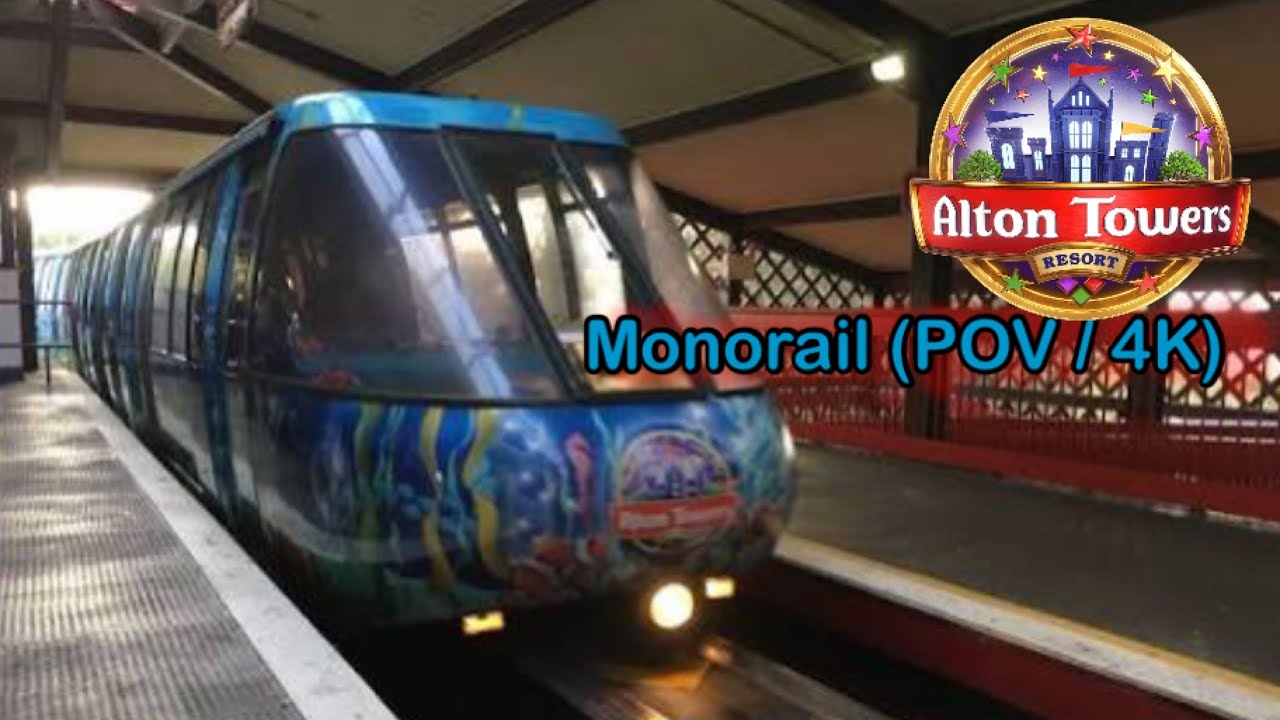 Alton Towers Resort Monorail 4K On Ride May 2025