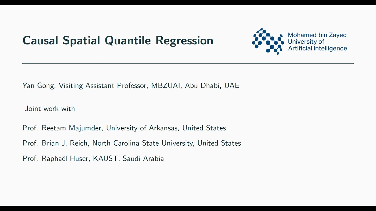 Causal Spatial Quantile Regression