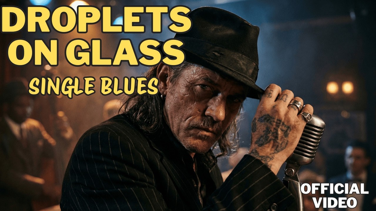 Droplets on Glass - Vintage Whiskey Blues | Official Audio 🥃