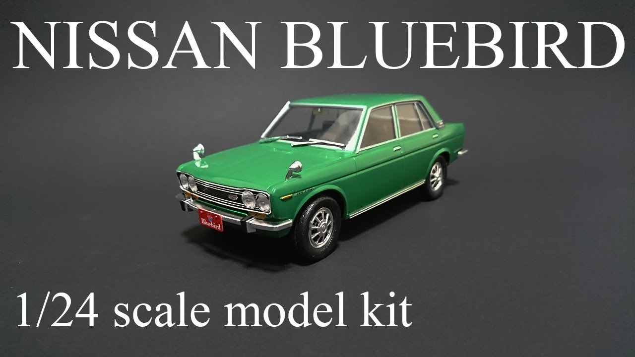 Building the Hasegawa 1/24 Scale Nissan BLUEBIRD (Datsun 510)