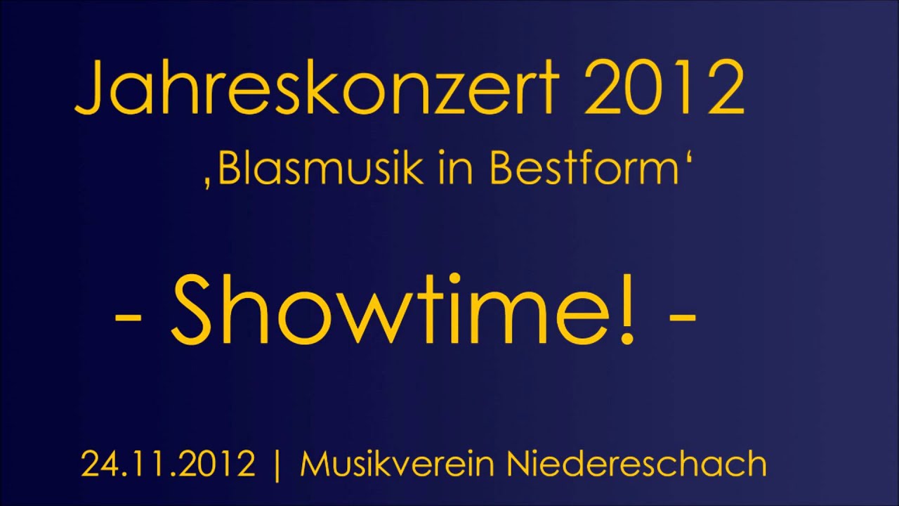 Musikverein 'Harmonie' Niedereschach - Showtime!