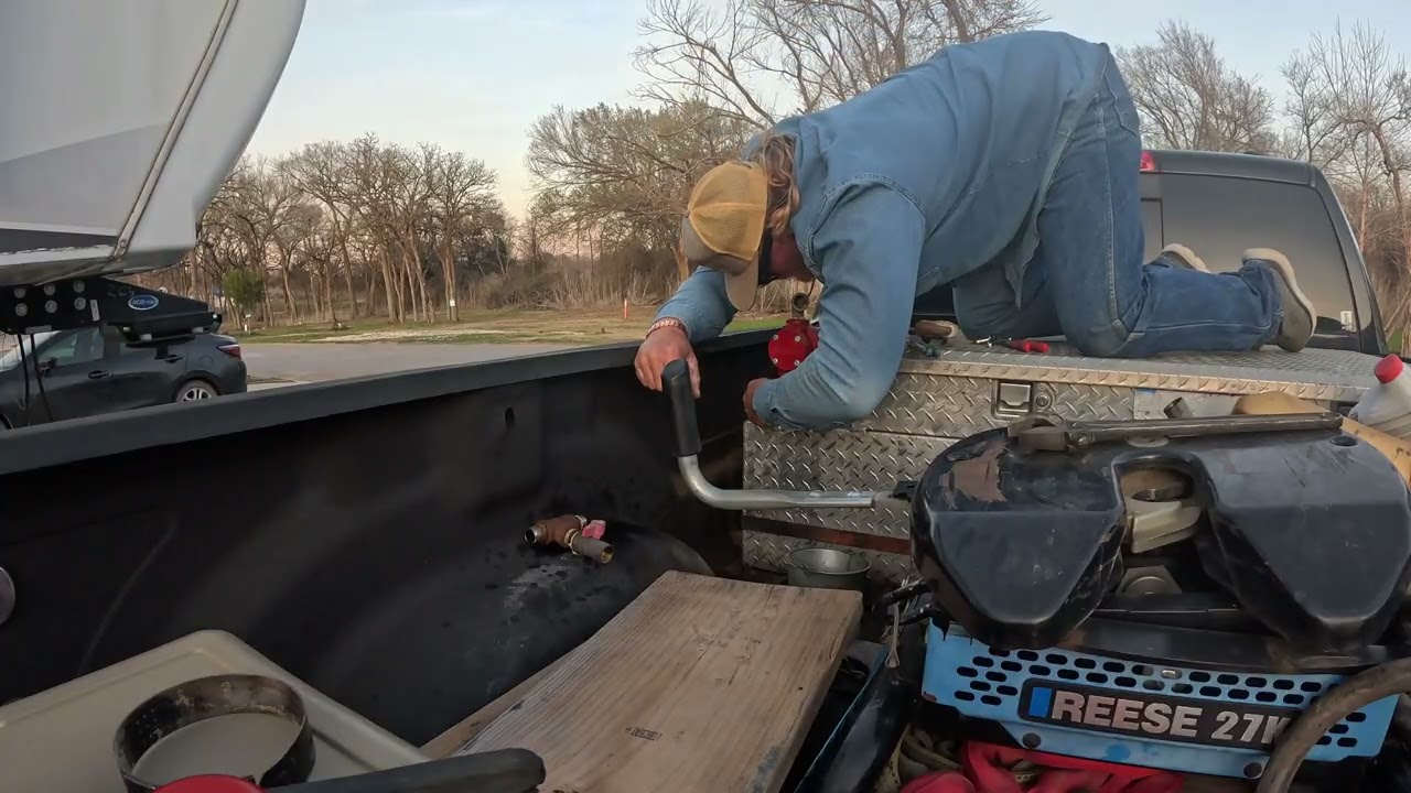FUEL TRANSFER PUMP REPLACEMENT.  PART 1.
