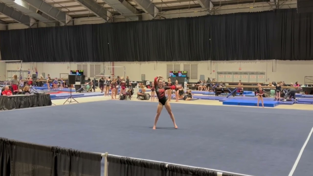 9.675 Xcel Gold Floor Routine!