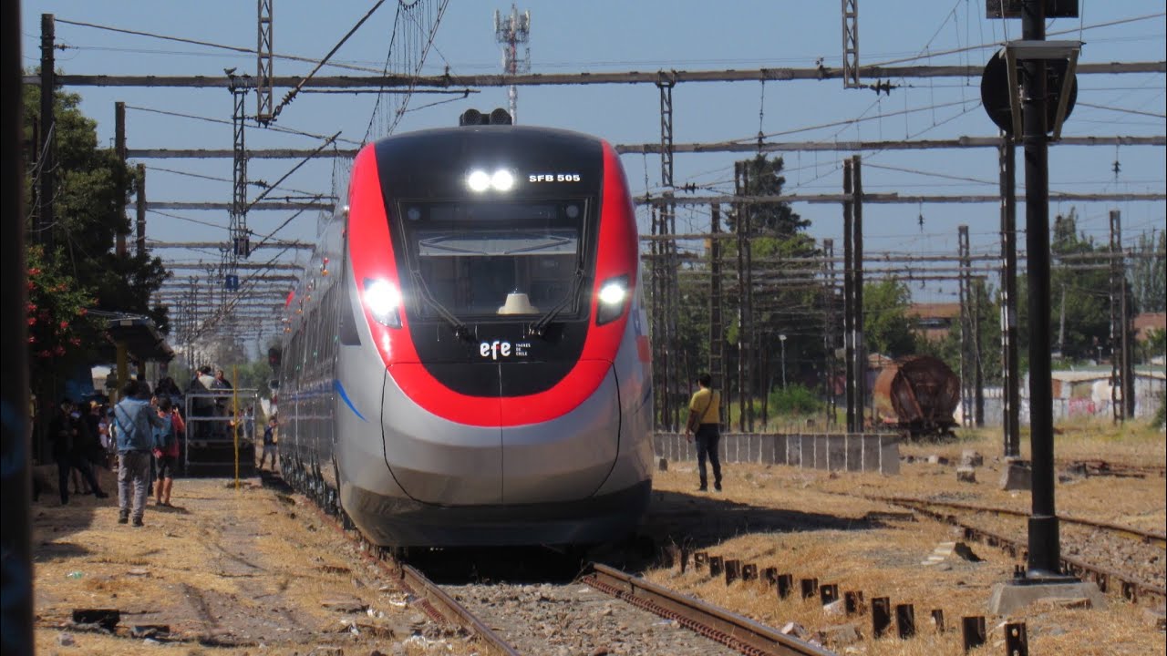 Viaje inaugural BMU salida de estación curicó al norte | efe trenes de chile