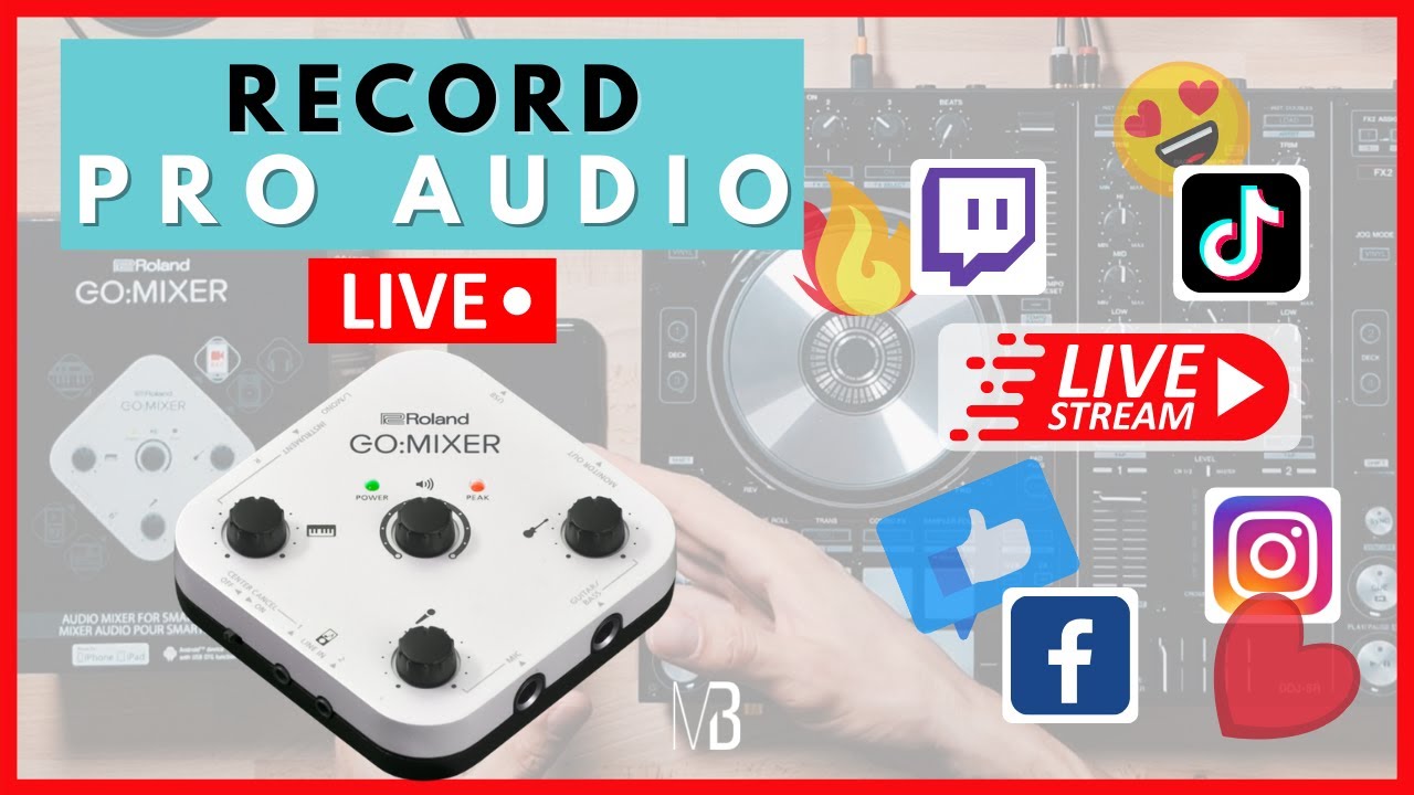 How To Connect Roland Go Mixer - Instagram Live DJ Setup Tutorial