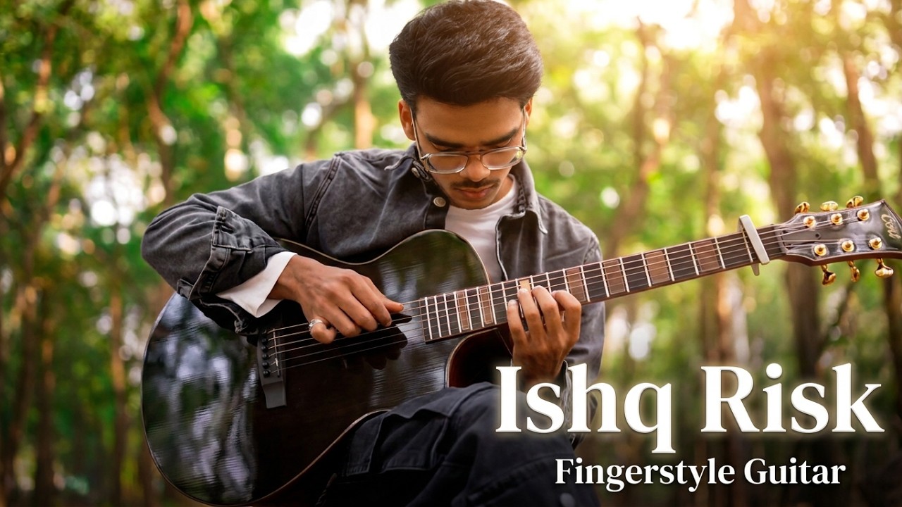 Ishq Risk | Rahat Fateh Ali Khan | Fingerstyle Guitar Cover | Shikhar Guitarist |