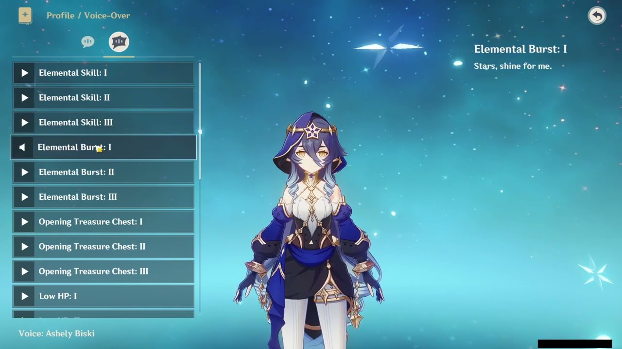 LAYLA BATTLE VOICE LINES (ENGLISH)